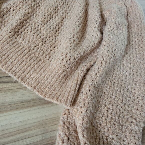 🆕 We The Free Care Snowdrift Knit Collared Henley Pullover in Camel Heather - Picture 11 of 13